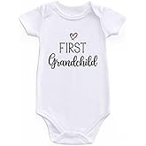 KEDFQV First grandchild grandparents pregnancy baby announcement infant Clothes