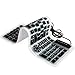 CHINFAI External Keyboard for Laptop Silicone Roll Up Folding Travel Portable Wired USB Keyboard for Tablet Computer PC (Black)