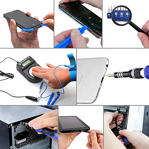 84 in 1 Repair Tools Kit with Magnetic Driver Kit, Apsung Professional Electronics Precision Screwdriver Set with Portable Bag for Repair Computer, Cell Phone, PC, iPhone, MacBook, Laptop etc