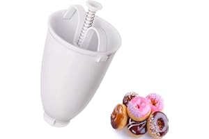 Felenny Mini Donut Maker Dispenser Plastic Manual Donut Maker Depositor Donut Dropper Hopper Doughnut Mould DIY Kitchen Baking Tools