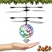 Sinloog RC Toy, Mini Infrared Induction Flying Ball, RC Drone Helicopter Ball Built-in-Shinning LED Disco Light for Kids, Teenagers