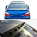 Roof Spoiler Compatible With 2002-2007 Subaru Impreza WRX, Unpainted Black ABS Rear Wind Spoiler Wing By IKON MOTORSPORTS, 2003 2004 2005 2006
