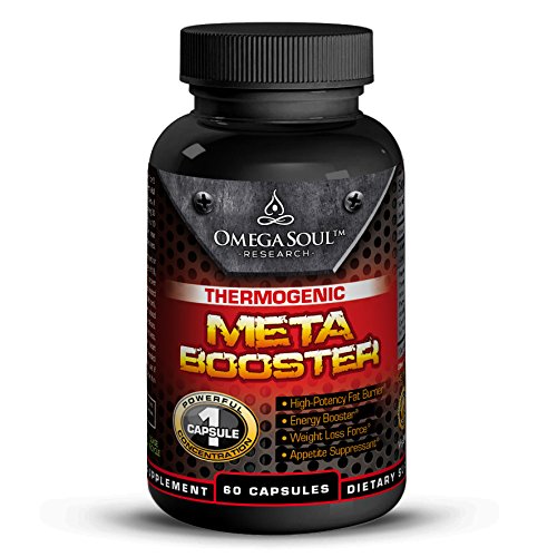 Omega Soul Thermogenic Super Meta Booster - Highly Effective Fat Burner Weight Loss Supplement - Promotes Energy - Can Be Used With Multiple Vitamin Mineral Combinations And Appetite Suppressants - Best Sports Nutrition Endurance and Energy Herbal Product Omega Soul Thermogenic Super Meta Booster - Highly Effective Fat Burner Weight Loss Supplement - Promotes Energy - Can Be Used With Multiple Vitamin Mineral Combinations And Appetite Suppressants - Best Sports Nutrition Endurance and Energy Herbal Product