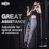 INNSTAR Pull up & Chin up Assist Band,Adjustable, with Carry Bag for Men & Women Naturl Latex (Camo fire red)