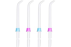 WuYan 4pcs Standard Jet Tips Refills for Waterpik, Classic Replacement Tips for Waterpik Flosser WP100 WP450 WP250 WP300 WP660 WP900