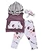 Infant Baby Kids Girl Flower T-Shirt Hoodie Top+Pant 2pcs Outfits Set (18-24 Months, Green)
