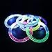24 Pack Flashing Colorful LED Grow Bracelets with 6 Spare Batteries For Wedding, Birthdays, Concert, Night Games Fun Events