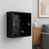 SHPELEC Black Surface Mounted Pattress Box Single/Double BS 5733 Compliant view 4