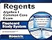 Regents Algebra I (Common Core) Exam Flashcard Study System: Regents Test Practice Questions & Review for the New York Regents Examinations