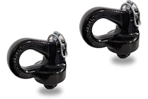 60691 Puck System Gooseneck Hitch Safety Chain Anchors,UCELICE 2 Pack Gooseneck Hitch Safety Chain Anchors Compatible with Silverado 2500HD/3500HD，Ford F-250/350/450,Sierra 2500HD/3500HD,Titan XD