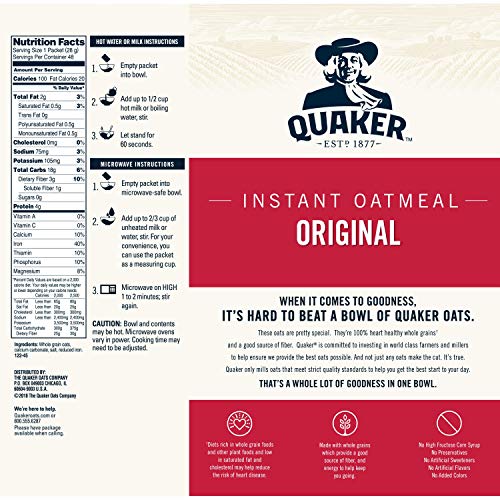 1 Quaker+Instant+Oatmeal+Original+Packaging