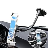 Cell Phone Holder for Car, Air Vent and Windshield Long Arm Car Phone Mount with One Button Design Car Holder for iPhone X/8/7/7P/6s/6P/5S, Galaxy S5/S6/S7/S8, Google, LG, Huawei and More