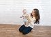 Pacifier Clip by Honeyed -4 Pacifier Clips for Girls with Premium Ribbon and Modern Design