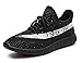 Men Women Non Slip Sneakers Unisex Couple Lightweight Athletic Shoes for Gym Black White 46