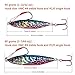 Bassdash Gungnir Shadow Jig Lures with VMC Hooks 20/30/40/60 Grams, for Saltwater Freshwater Fishing, Pack of 5