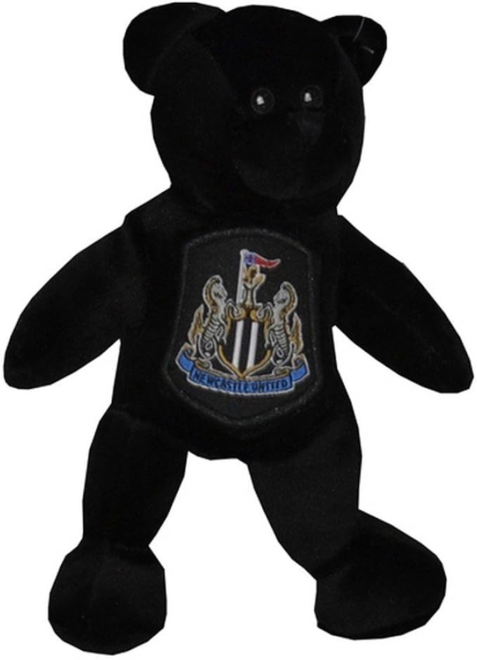 Newcastle United FC Official Mini Plush Football Crest Teddy Bear (One