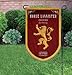 Game of Thrones Style Banner - House Lannister HQ Flag 37x24in - Printed on Both Sides - Durable Enough for Outside Conditions - Perfect Barware Man Cave Gift - Unique GOT Collectible Accessory