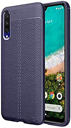 Johra® Soft Silicone TPU Flexible Auto Focus Back Cover Case for Xiaomi Mi A3 - Blue