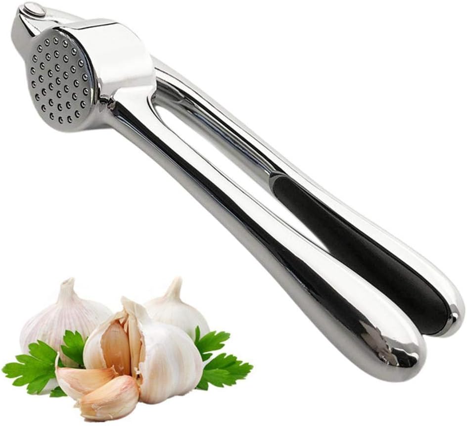 Garlic Press Mincing & Crushing Tool For Ginger, Nuts & Seeds