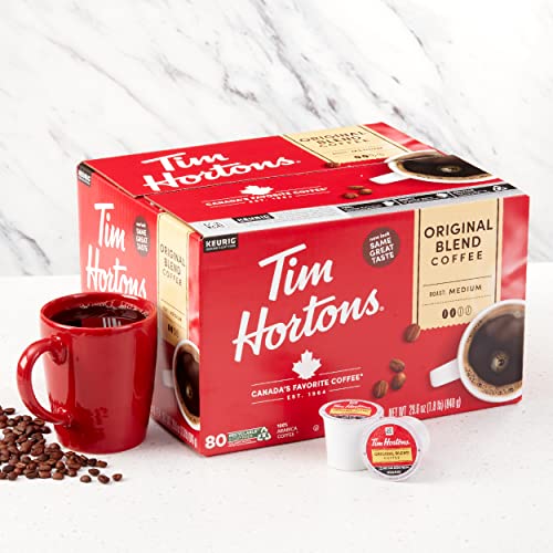 Tim Hortons Original Blend, Medium Roast Coffee, SingleServe KCup