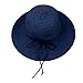 Double Couple Linen Wide Brim Summer Beach Sun Hat for Women Foldable...