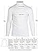 Achenaggg Men's Turtleneck Regular Fit Undershirts Baselayer Long Sleeve Pullover Thermal T-Shirt