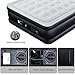 Queen Air Mattress with Built-in Pump - AirExpect Upgraded 0.7mm Thickness Leak Proof Inflatable Mattress Double High Elevated Airbed Blow up Bed for Guests, 80×60×19 Inches, 2-Year Warranty