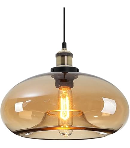 Lighting Gold Gradient Pendant Light Glass Globes Hanging Adjustable Farmhouse 3 Light Large Glass Pendant Light Fixtures Colorful Hanging Lamps For Living Room Kitchen