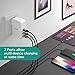 USB C PD Wall Charger, Auckly 41W Wall Charger Plug with Power Delivery USB-C Power Adapter Fast Charge for iPhone X/8/Plus, New MacBook/Pro, Nintendo Switch, iPad Pro, Samsung S8/S7 etc (QC3.0/QC2.0)
