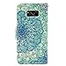 Galaxy S8 Case, UrSpeedtekLive Galaxy S8 Wallet Case Folio Flip Premium PU Leather Case Cover with Card Holder Slot Pockets, Wrist Strap, Magnetic Closure For Samsung Galaxy S8 (2017), Mandala Flower