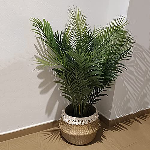 Artificial Palm Tree Leaves Tropical Plants Faux Fake Palm Leaves Tree