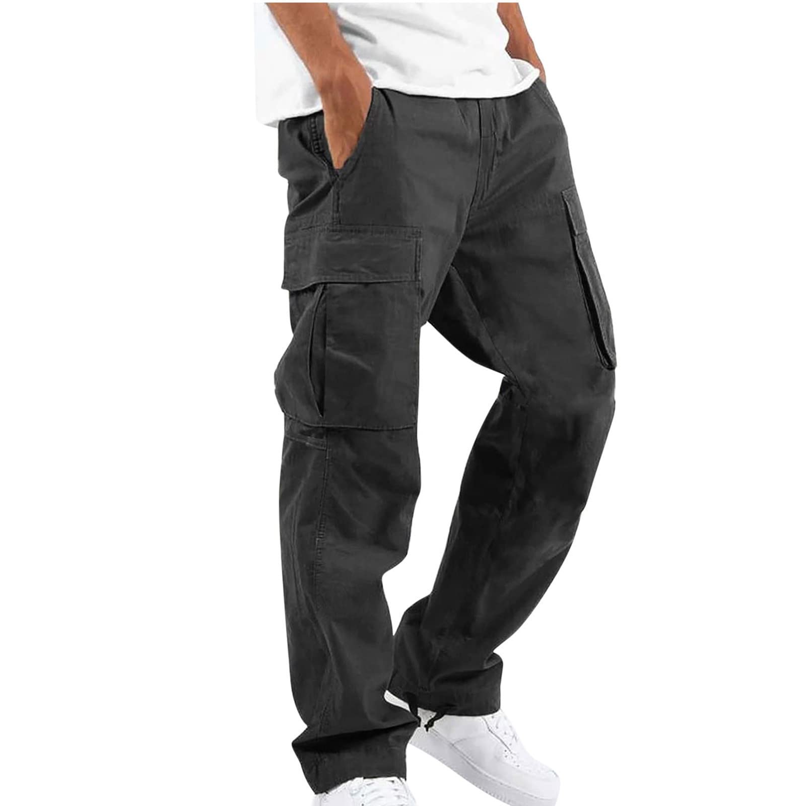 Cargo Pants for Men Relaxed Fit with Pockets Baggy