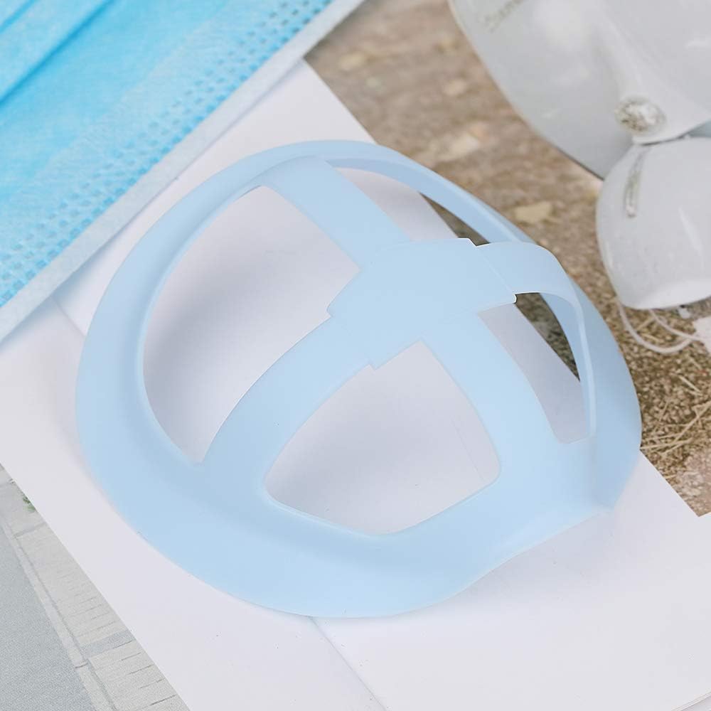 3D Bracket Internal Support Frame ，Cool Insert Lipstick Protector, Reusable ， Easier to Breathe & Talk（10pcs BLUE） - - 