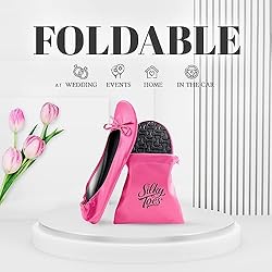 Women's Foldable Portable Travel Ballet Flat Roll