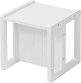 Roba Children's Stool, White Wood, 3 Heights, Max 60kg, 9 Months+ view 5