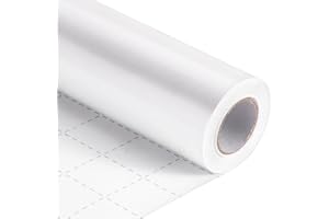 DONYANG White Wrapping Paper, 17inch x 33ft Solid Color Metallic Lustre Paper, White Gift Wrapping Paper with Grid Cutting Lines Perfect for Birthday, Wedding, Valentine, Christmas, Baby Shower,Arts & Crafts