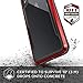 Raptic Shield, Compatible with Apple iPhone X/Xs (Formerly Defense Shield) - Military Grade Drop Tested, Anodized Aluminum, TPU, and Polycarbonate Protective Case for Apple iPhone X/Xs, Red