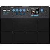 NUX DP-2000 8-Velocity Sensitive Independent Strike Percussion Pad with LED Lights, Digital Percussion Pad with UI Interactive Interface, Six On-Board Effects, Wavimport Function