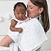 Ziggy Baby Muslin Baby Swaddle Blankets - 3 Pack - Gender Neutral for Boys and Girls - Chevron, Arrow, Cross, Grey/White (47x47)