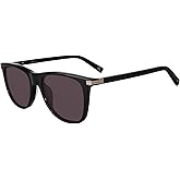 TUMI - 506 Two Tone Rectangle Sunglasses - Stylish Sunglasses for Men - UV Protection Eyewear - Sunglass Case - 53mm - Black