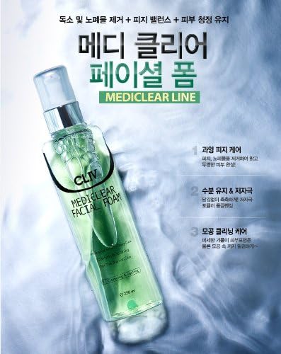 CLIV Medicear Facial Foam 250ml by BRTC
