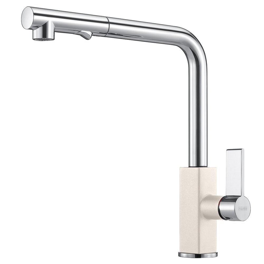 Franke Kitchen Sink tap spout Maris PullOut SprayChrome/Cream 115.