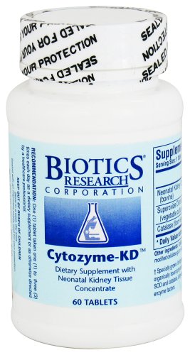 Biotics Research Cytozyme-KD (Neonatal Kidney) 60 Tablets