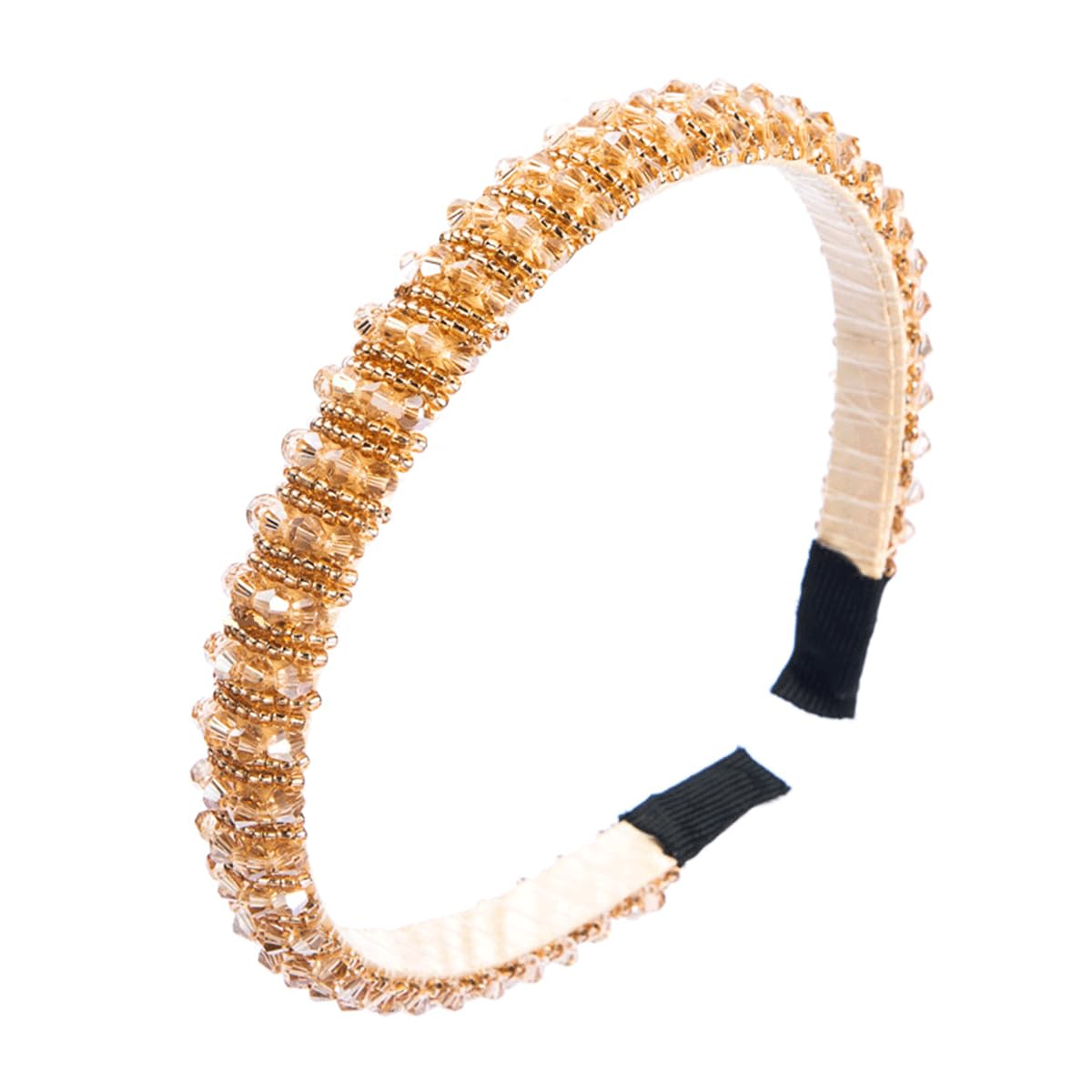 scicent Hairbands Women Crystal Hairbands Jewel Headbands Alice Bands Rhinestone Hair Band Wide Bezel Girls Hair Hoop Headband 16515 — image 1