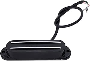 Andoer デュアル シングル コイル ハムバッカー ピックアップ 　ギターピックアップ 2色選択 四線式 エレキギター対応【並行輸入品】