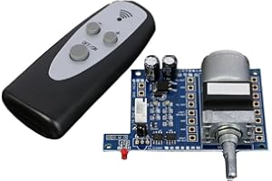 Minhe - Volume remote control board with potentiometer for audio preamp or power enhancement, compatible with 12V to 220V AC 