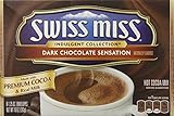 Swiss Miss, Dark Chocolate Sensation, Hot Cocoa Mix, 8 Count (Pack of 2)