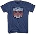 Hasbro Men's Transformers Short Sleeve T-Shirt, Navy Heather, Medium