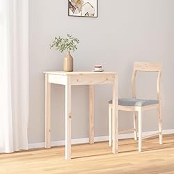 vidaXL Dining Table - Multifunctional Solid Pine