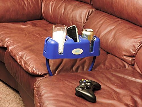 Cupsy Sofa and Couch Armchair Drink Organizer and Recliner Drink Caddy with Removable Legs  Multiple Colors